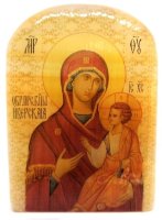 Икона из селенита № 2 "Божией Матери Иверская"