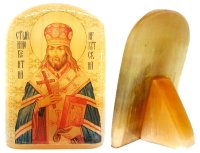 Именная икона из селенита "Свт. Иннокентий Иркутский"
