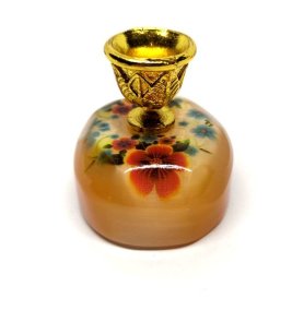 Подсвечник из селенита свободной формы "№ 28" 