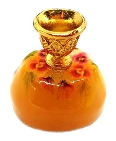 Подсвечник из селенита свободной формы "№ 19" 