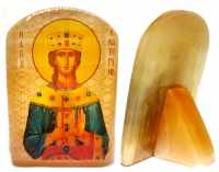Именная икона из селенита 2 "Екатерина Великомученица"