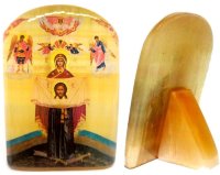 Икона из селенита "Божией Матери Порт - Артурская"