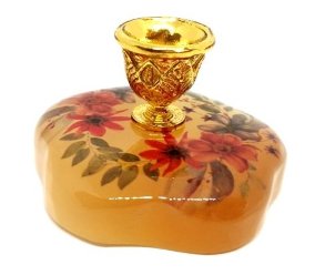 Подсвечник из селенита цветок "№ 12" 