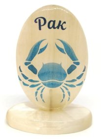 Знаки зодиака овальные на подставке 2"Рак" 