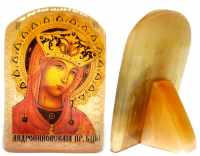 Икона из селенита "Божией Матери Андрониковская"